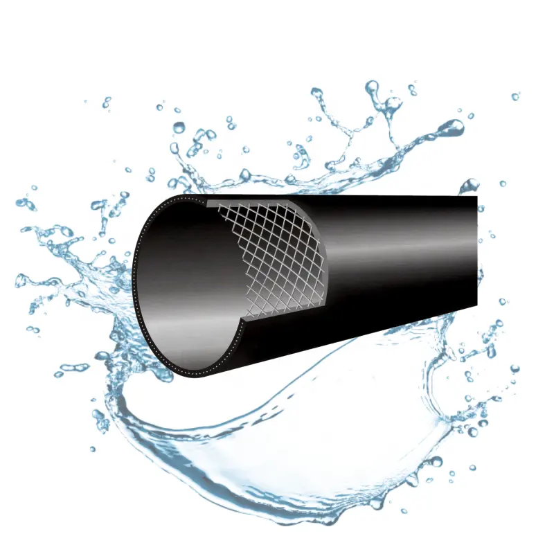 Píob Hdpe Sreang Cruach Dhíreach Monarcha 1.0 1.6mpa Do Sholáthar Uisce/Píobán Plaisteach